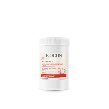 Bioclin Bio Force Integratore anticaduta rinforzanti per capelli deboli e radi 60 compresse