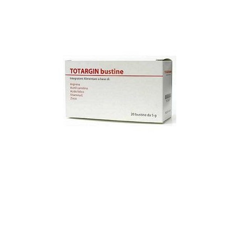 Totargin 20 bustine - Integratore energizzante per ripresa fisica e mentale Totargin 20 bustine - Integratore energizzante per ripresa fisica e mentale