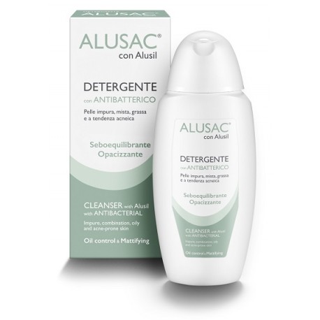 Alusac con Alusil detergente viso con antibatterico seboriequilibrante 125 ml