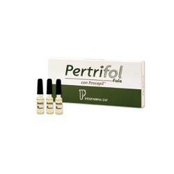 Pertrifol con Procefil 12 fiale da 6 ml per alopecia androgenetica 