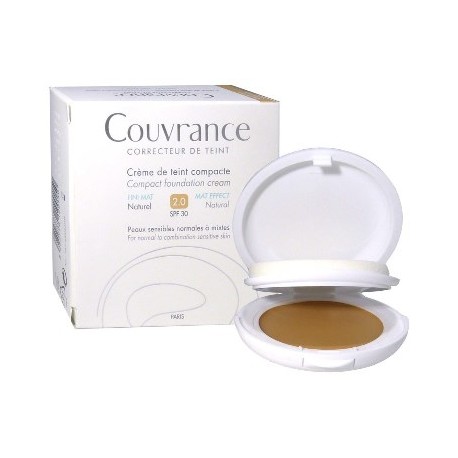 Avène Couvrance Fondotinta Naturale crema compatta coprente 10 g