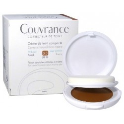 Avène Couvrance Fondotinta Sole crema compatta oil free 10 g