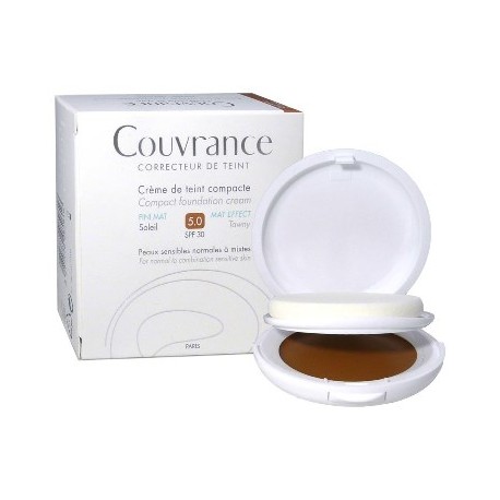 Avène Couvrance Fondotinta Sole crema compatta oil free 10 g