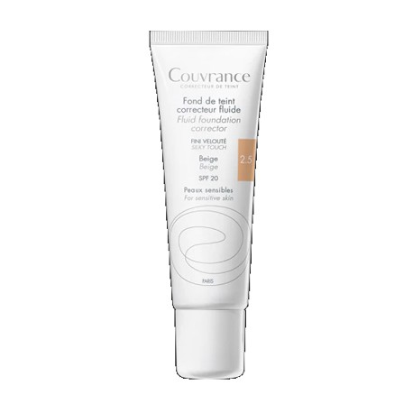 Avène Couvrance Fondotinta 2.5 Beige correttore fluido 30 ml