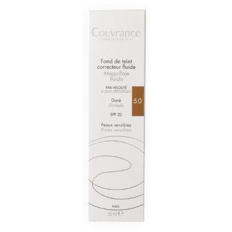 Avène Couvrance Fondotinta Dorato correttore fluido coprente 30 ml