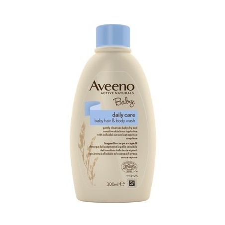 Aveeno Baby hair & body wash Detergente per bagnetto dei bambini 300 ml Aveeno Baby hair & body wash Detergente per bagnetto dei bambini 300 ml