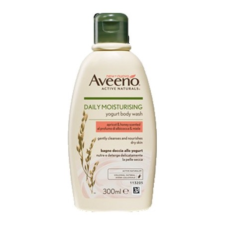 Aveeno Bagno doccia allo yogurt al profumo di albicocca & miele 300 ml