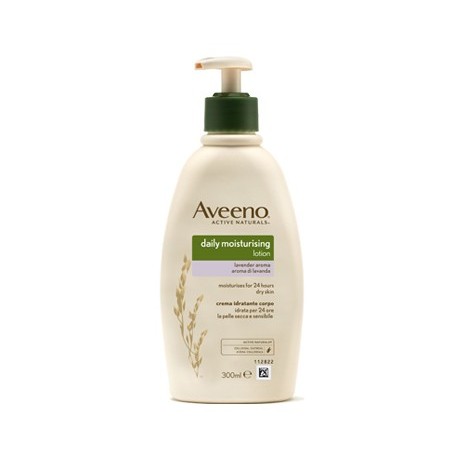 Aveeno Crema idratante corpo alla lavanda con avena colloidale 300 ml Aveeno Crema idratante corpo alla lavanda con avena colloidale 300 ml