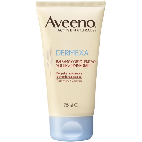 Aveeno Dermexa Balsamo corpo lenitivo sollievo immediato dal prurito 75 ml