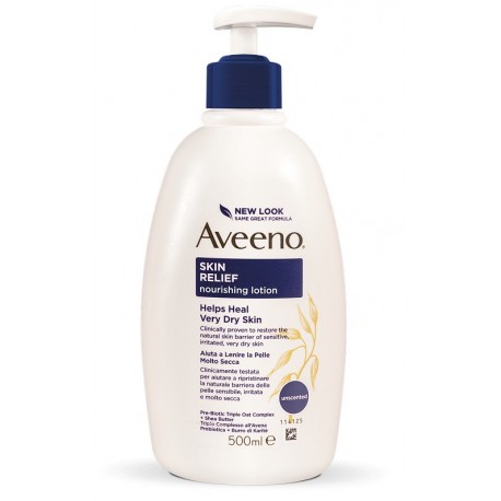 Aveeno Skin Relief Nourishing Lotion crema corpo idratante pelle secca 500 ml