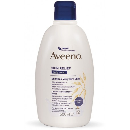 Aveeno Skin Relief Body Wash detergente corpo lenitivo pelle secca 500 ml