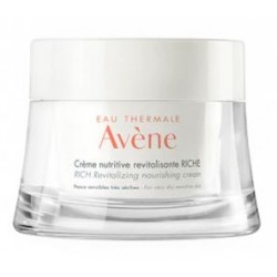 Avéne Crema viso nutritiva rivitalizzante ricca pelle molto secca 50 ml