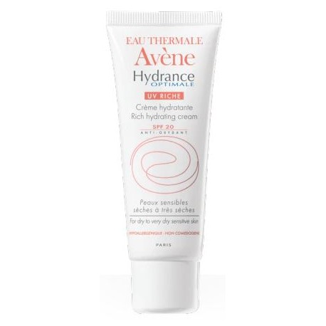 Avène Hydrance crema viso ricca idratante, protettiva, lenitiva pelle secca 40 ml