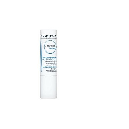 Bioderma Atoderm Levres stick labbra idratante gusto lampone 4 g Bioderma Atoderm Levres stick labbra idratante gusto lampone 4 g