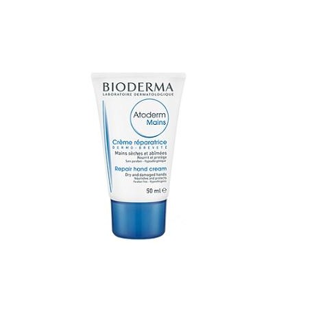 Bioderma Atoderm Mains Crema nutriente e protettiva mani secche 50 ml