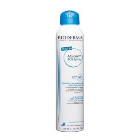 Bioderma Atoderm SOS Spray lenitivo contro il prurito pelle atopica 200 ml