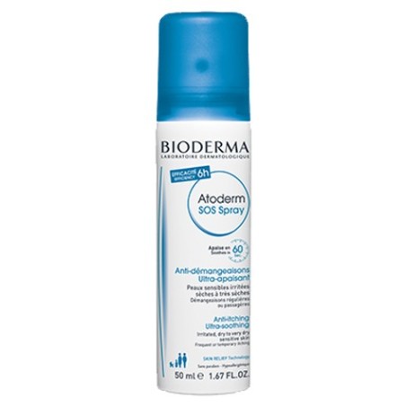 Bioderma Atoderm SOS Spray lenitivo contro il prurito della pelle atopica 50 ml Bioderma Atoderm SOS Spray lenitivo contro il prurito della pelle atopica 50 ml