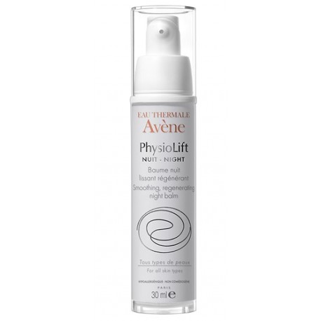 Avène Physiolift Balsamo viso notte levigante rigenerante anti-rughe 30 ml