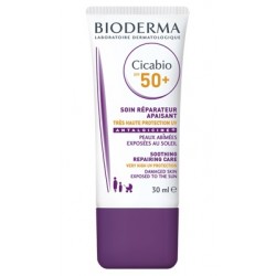 Bioderma Cicabio SPF 50+ crema protettiva riparatrice danni solari 30 ml