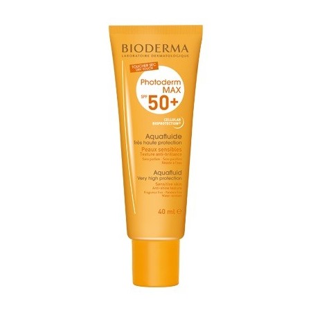 Bioderma Photoderm Max Aquafluid SPF50+ protezione solare effetto asciutto 40 ml Bioderma Photoderm Max Aquafluid SPF50+ protezione solare effetto asciutto 40 ml