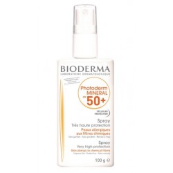 Bioderma Photoderm Mineral SPF50+ protezione solare pelle atopica spray 100 ml