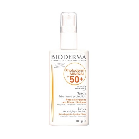 Bioderma Photoderm Mineral SPF50+ protezione solare pelle atopica spray 100 ml