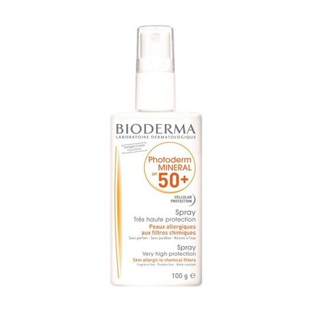 Bioderma Photoderm Mineral SPF50+ protezione solare pelle atopica spray 100 ml Bioderma Photoderm Mineral SPF50+ protezione solare pelle atopica spray 100 ml