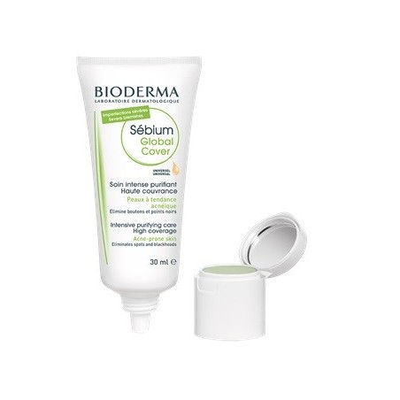 Bioderma Sébium Global Cover correttore coprente anti-imperfezioni 30 ml + 2 g Bioderma Sébium Global Cover correttore coprente anti-imperfezioni 30 ml + 2 g