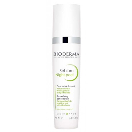 Bioderma Sébium Night Peel trattamento viso concentrato levigante anti-imperfezioni 40 ml