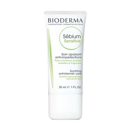 Bioderma Sebium Sensitive crema anti-imperfezioni per pelle acneica sensibile  30 ml