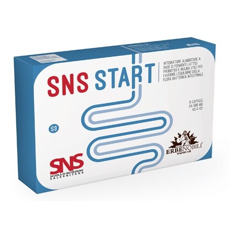 SNS Start integratore per la flora batterica intestinale 8 capsule