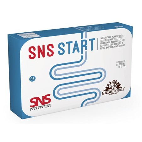 SNS Start integratore per la flora batterica intestinale 8 capsule SNS Start integratore per la flora batterica intestinale 8 capsule