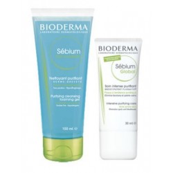 Bioderma Sébium gel detergente viso 200 ml + trattamento anti-imperfezioni 30 ml