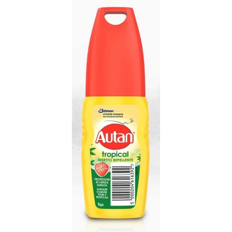 Autan Tropical Vapo spray contro le punture di zanzare tropicali 100 ml