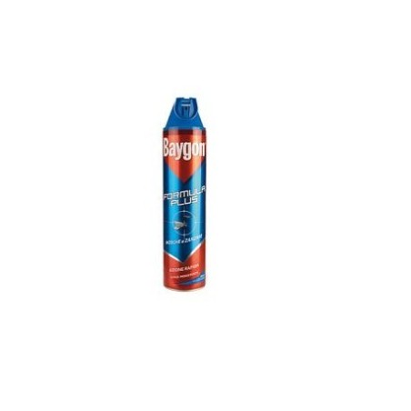 Baygon Plus Mosche e Zanzare insetticida spray 400 ml Baygon Plus Mosche e Zanzare insetticida spray 400 ml