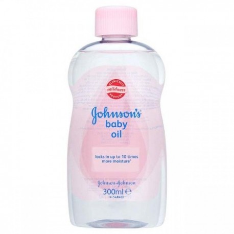 Johson's Baby Olio classico idratante emolliente per massaggiare il bambino 300 ml