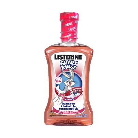 Listerine Smart Rinse collutorio anti-batterico per bambini 500 ml Listerine Smart Rinse collutorio anti-batterico per bambini 500 ml