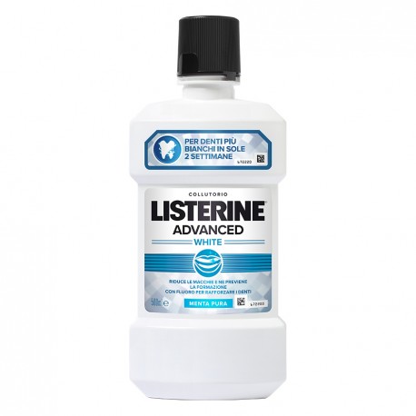 Listerine Advanced White collutorio sbiancante anti-macchia 500 ml