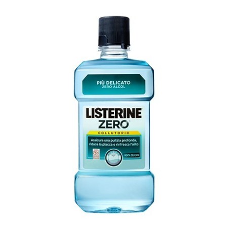 Listerine Zero collutorio delicato senza alcol rinfrescante anti placca 500 ml Listerine Zero collutorio delicato senza alcol rinfrescante anti placca 500 ml
