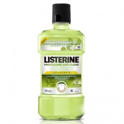 Listerine Protezione Anti Carie collutorio con oli essenziali e te verde 500 ml