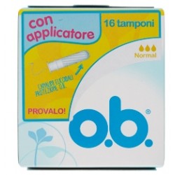 OB Normal assorbenti interni 16 tamponi con applicatore