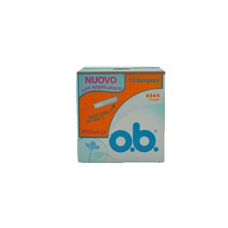 OB Super assorbenti interni 16 tamponi con applicatore OB Super assorbenti interni 16 tamponi con applicatore