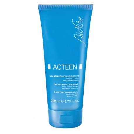 BioNike Aknet Gel detergente viso purificante pelle acneica 200 ml