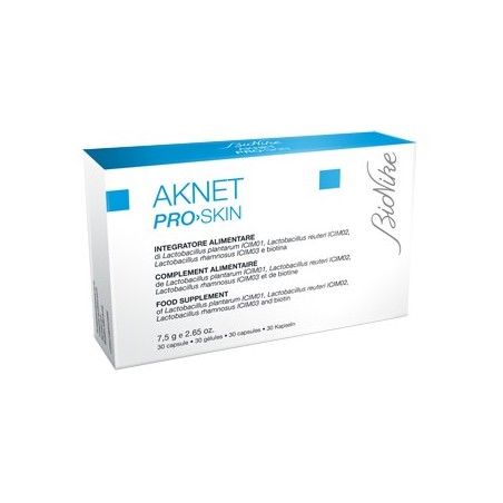 BioNike Aknet Proskin integratore probiotico per pelle acneica 30 capsule BioNike Aknet Proskin integratore probiotico per pelle acneica 30 capsule