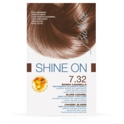 BioNike Shine On 7.32 Biondo Caramello tinta permanente 50 ml + 75 ml