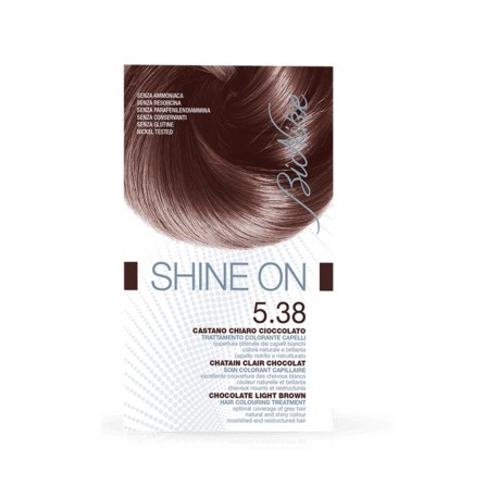 BioNike Shine On tinta permanente 5.38 Castano chiaro cioccolato 125 ml