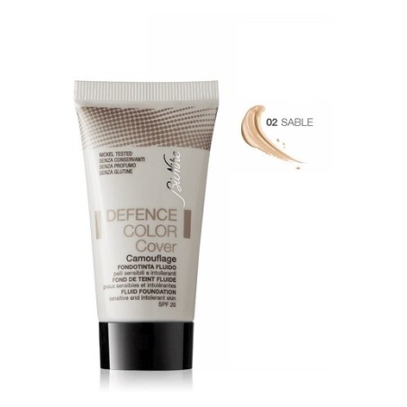 BioNike Defence Color Cover Camouflage Fondotinta fluido 02 Sable 30 ml BioNike Defence Color Cover Camouflage Fondotinta fluido 02 Sable 30 ml