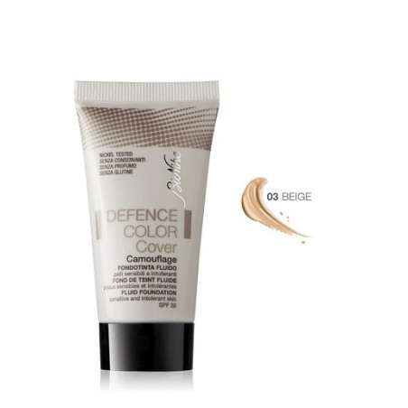 BioNike Defence Color Cover Camouflage Fondotinta fluido 03 Beige 30 ml BioNike Defence Color Cover Camouflage Fondotinta fluido 03 Beige 30 ml