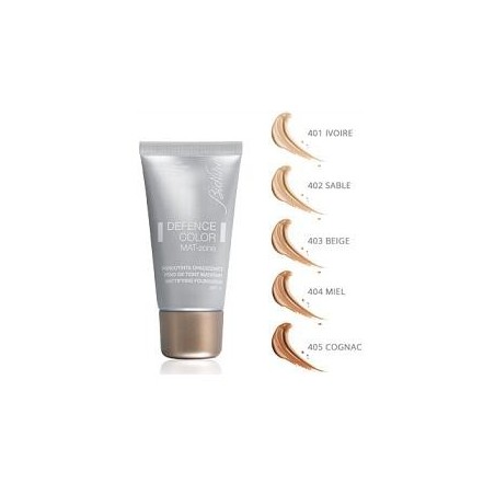 BioNike Defence Color Mat-Zone fondotinta opacizzante 402 Sable 30 ml BioNike Defence Color Mat-Zone fondotinta opacizzante 402 Sable 30 ml