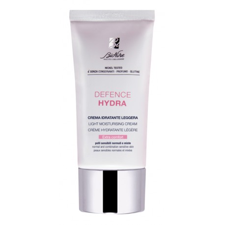 BioNike Defence Hydra crema viso idratante leggera extra comfort pelle normale mista 50 ml